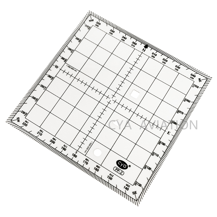 50 pcs/lot CYA CSP-2 Aviator Square Map Protractor wholesale - Free Shipping
