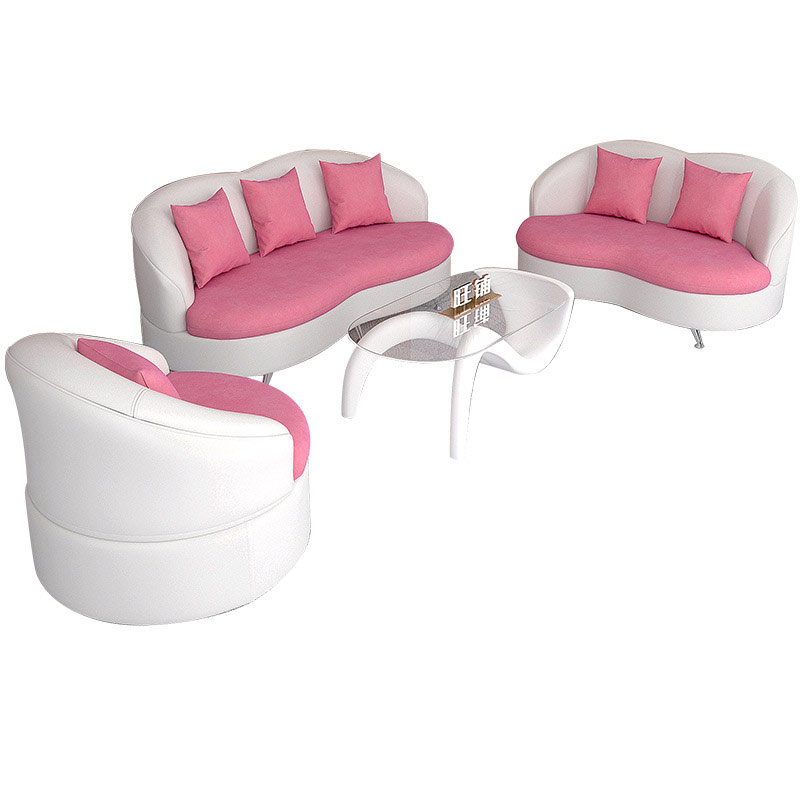 Contemporary leather Office Reception Sofa