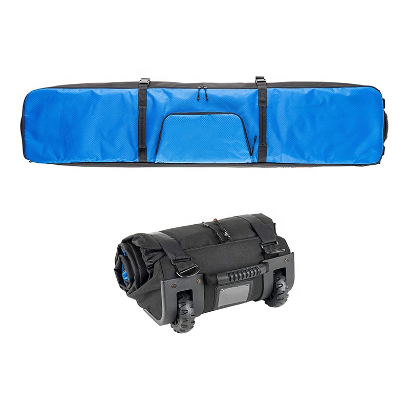 Large capacity roller snowboard bag carry on travel bag snowboard bag