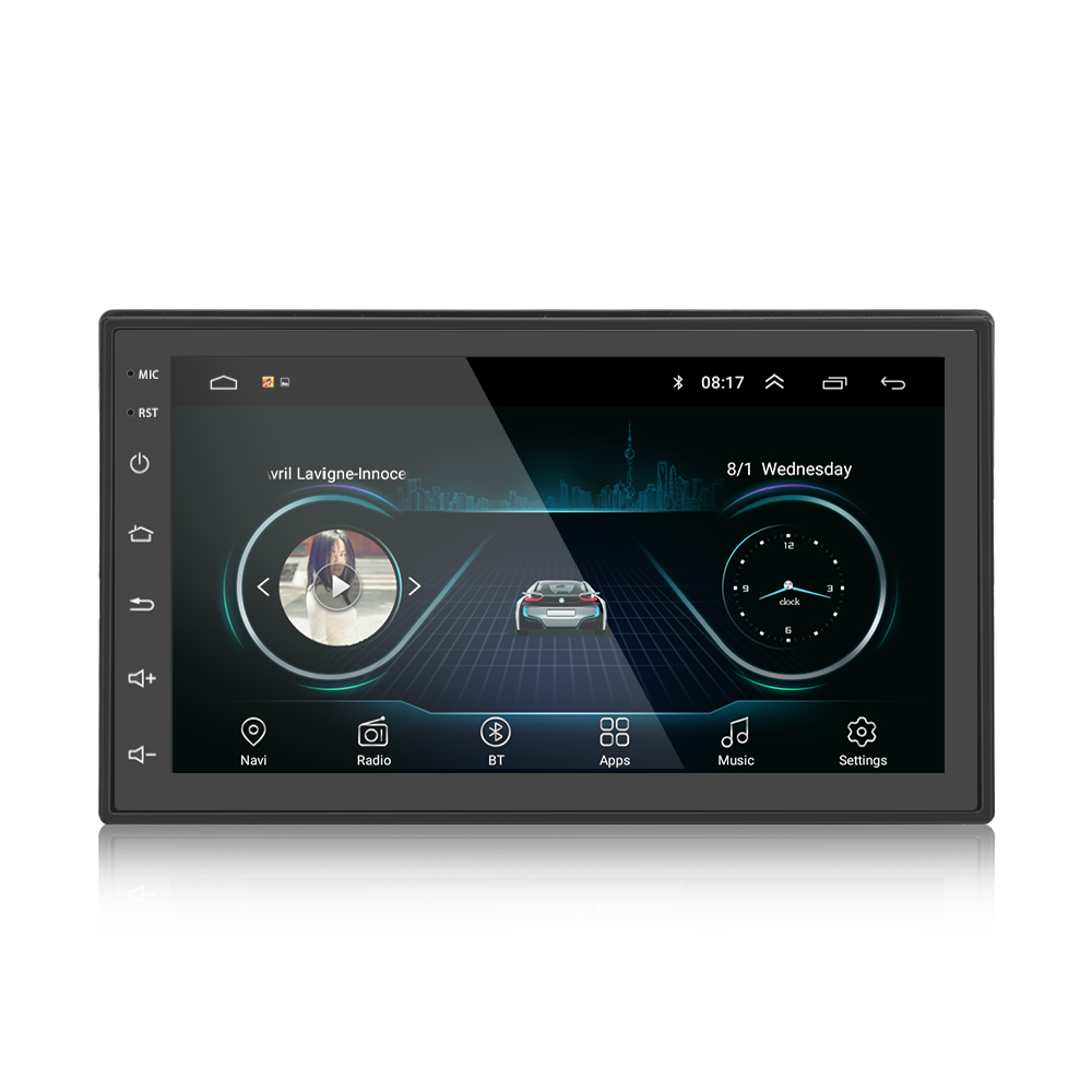 Автомагнитола 2 Din, Android, 9,1, 7 дюймов, GPS, Wi-Fi, BT, FM