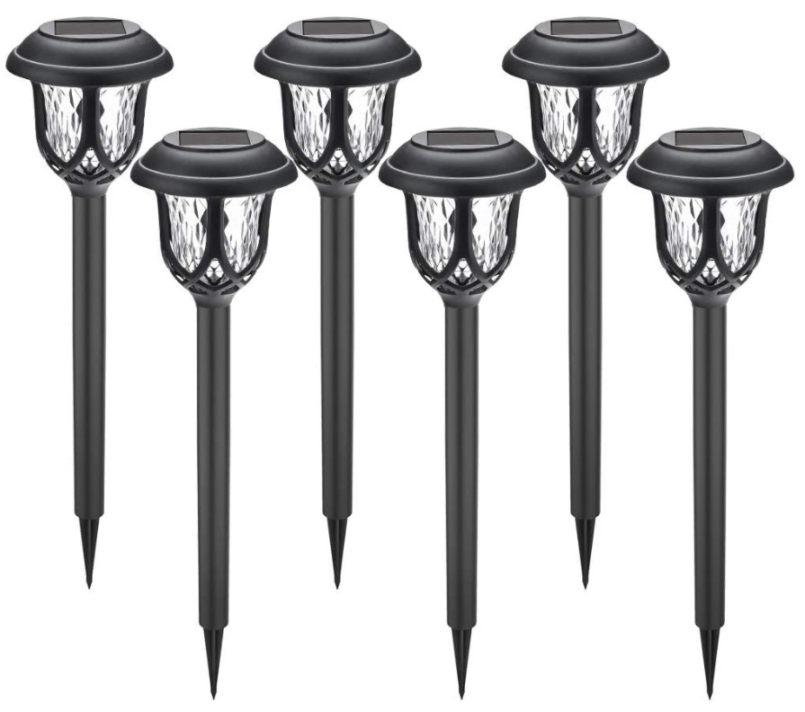 Amazon Warm Color Outdoor LED Square Mini Garden Solar Lawn Light LED Garden Lights