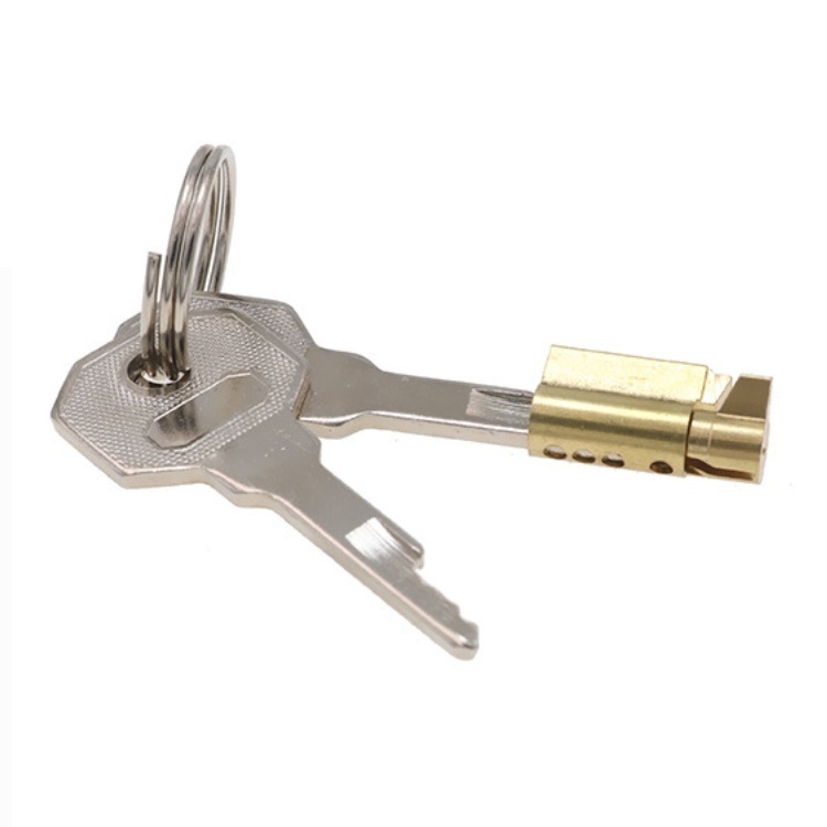 Integrated Lock and Keys Set Cylinder Lock Barrel Lock and Key Fo for Chastity Device