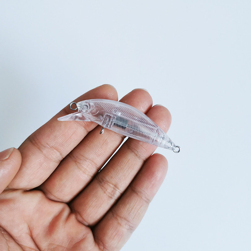 5g 6cm Tungsten Steel Mini Knife Sinking Minnow Unpainted Blank Lure