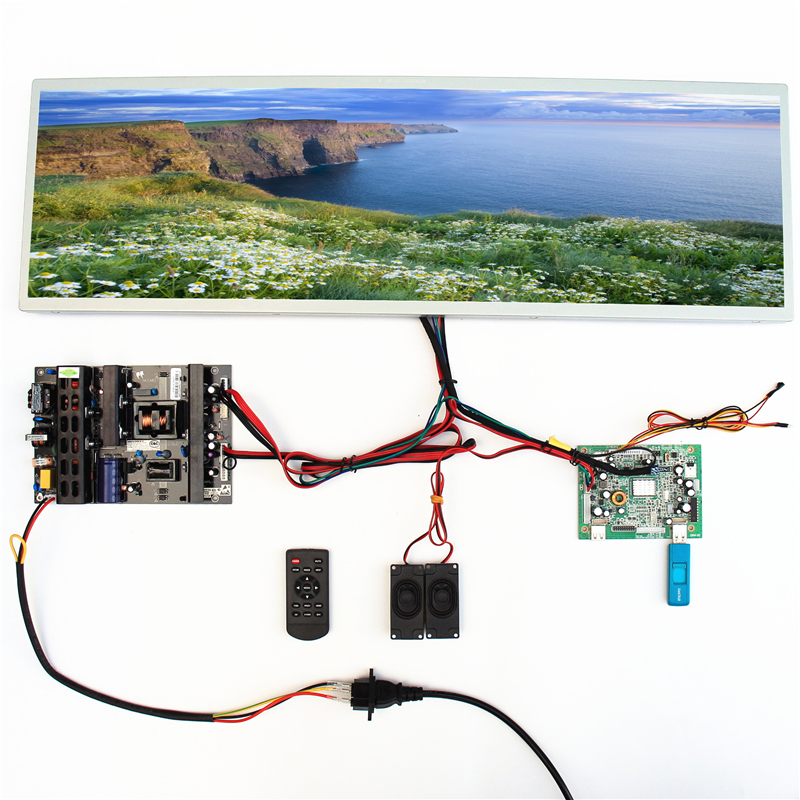 Innolux 29 дюймов S290AJ1-LE2 1920*540 HD настенный MV59AAD LCD рекламный медиаплеер Плата Поддержка воспроизведения изображения/видео