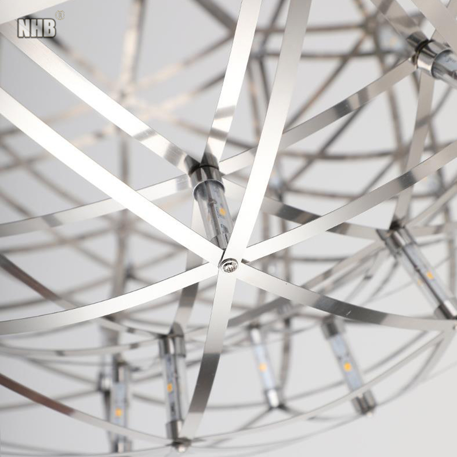 Звезда burst нержавеющая сталь LED напольный шар лампа для украшения и подставки освещения настольная лампа