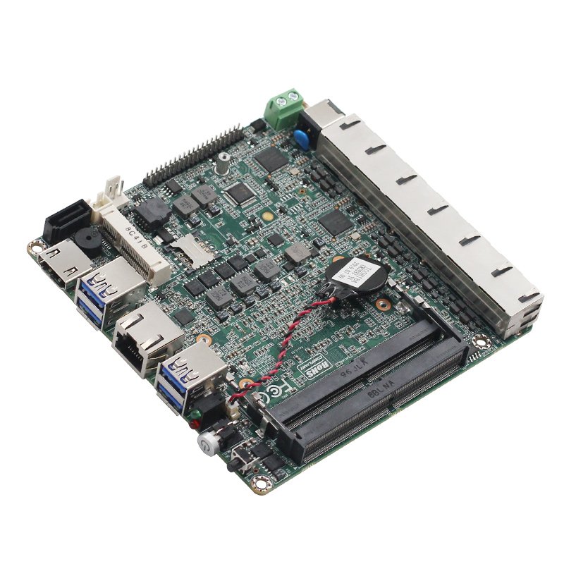 Недорогие Материнские платы Ethernet In-tel Gemini Lake Pc, Промышленная материнская плата для офиса, гигабитная Linux Серверная материнская плата
