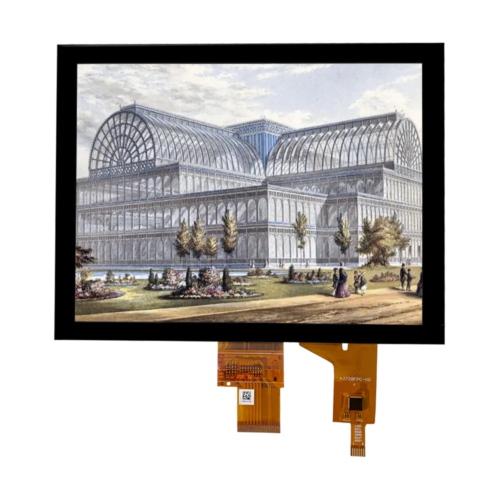 8 Inch TFT LCD 1024x768 40 PIN LVDS IPS Display Screens 8 Inch TFT LCD Multi Touch Capacitive Touch Screen Modules