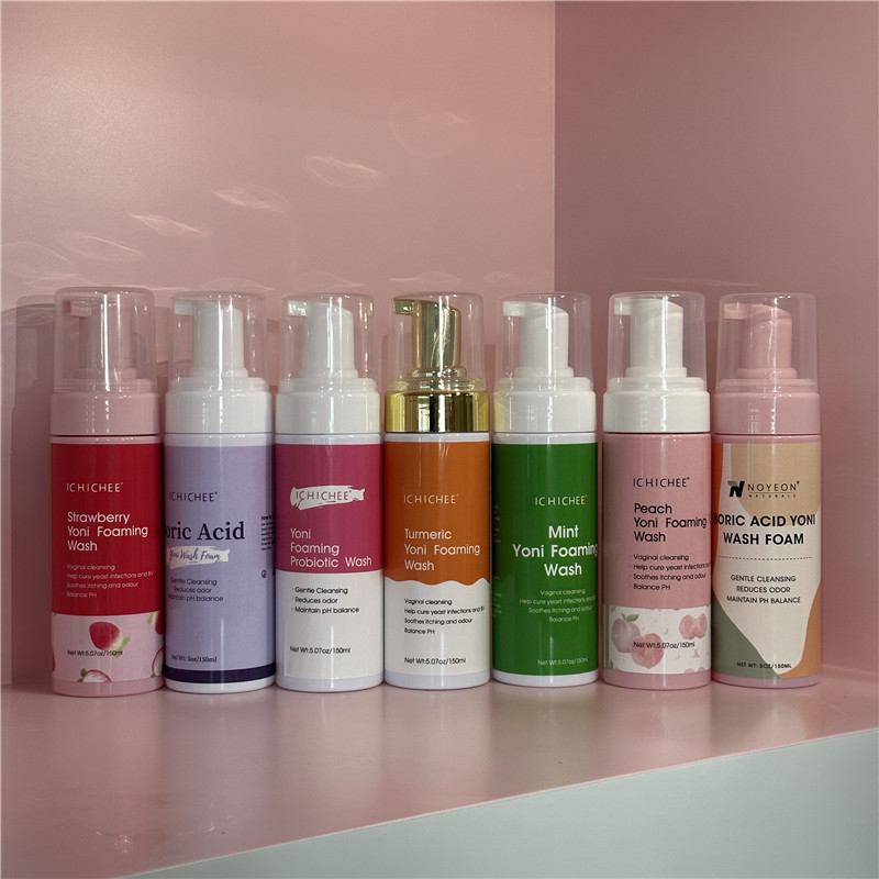 Hot selling mild and balanced pH Yoni foam can be customized with high-quality brand
