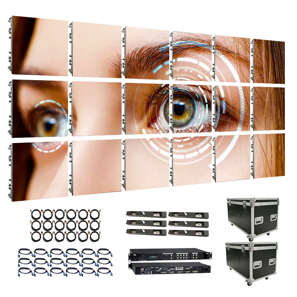 Easy Maintenance 4K 8K LED Screen Display OEM ODM CE FCC ROHS IP65 P2 P2.5 P3 500*500mm LED Display Screen LED Video Wall