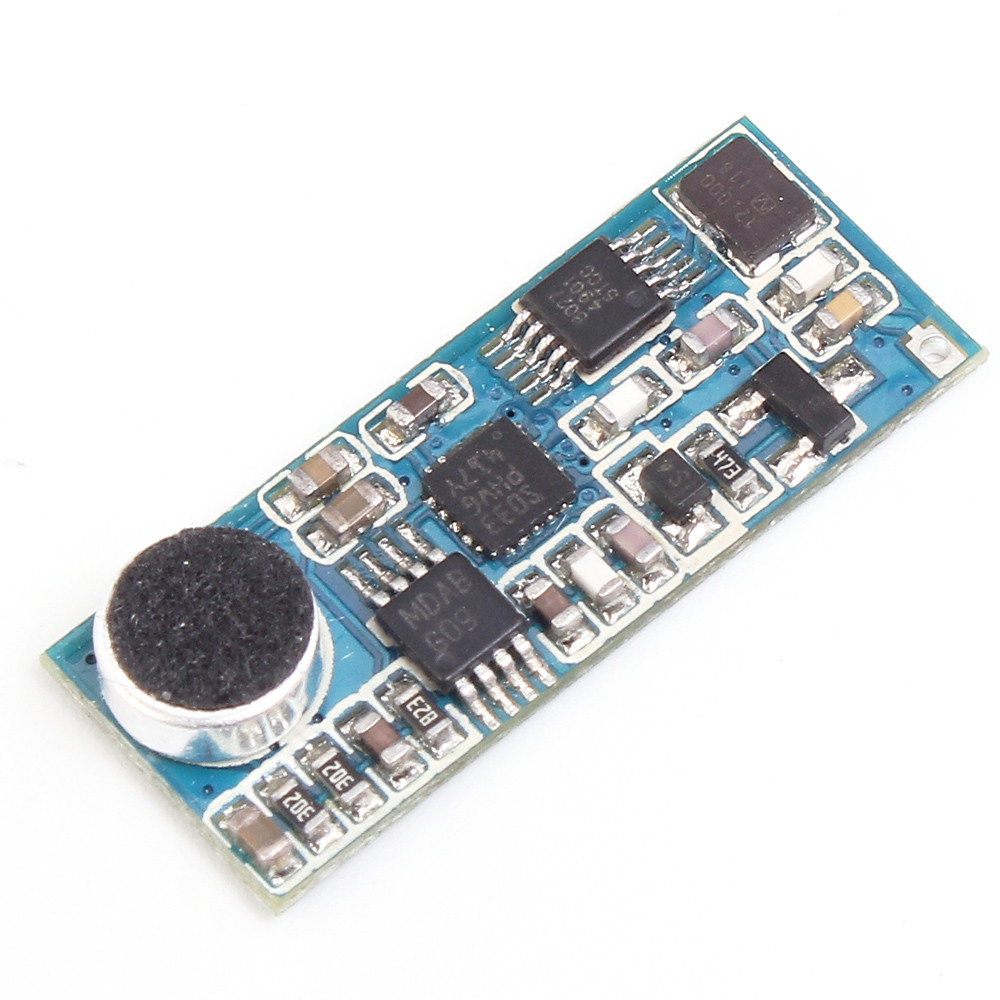 YOINNOVATI Mini FM Transmitter Module Wireless Microphone Single Channel Board 3-5V 100mW Adjustable Sensitivity PLL 76.0MHz-108.0MHz