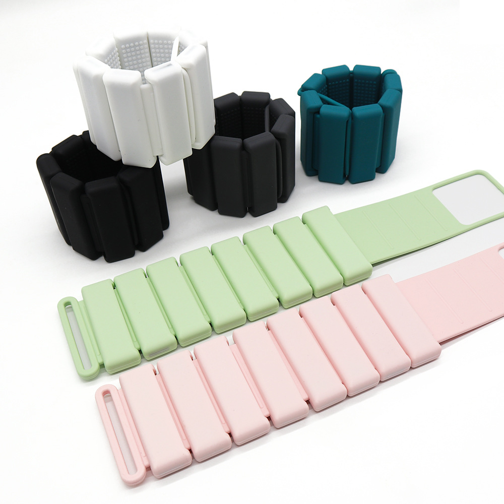 Fitness Exercise Sports Gym Yoga Exercise Wearable Adjustable Weight Bearing Bracelet Silicone Wrist Band Weight