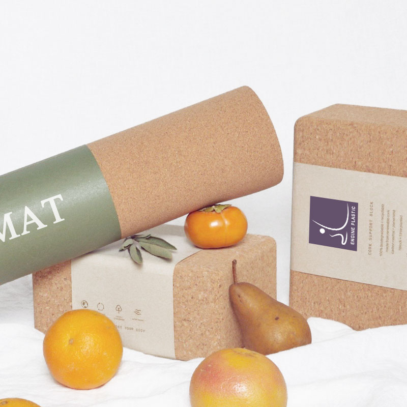 Factory Price Custom Logo Light Weight Non-Slip High Density Eco Friendly Cork Recycled Foam Yoga Blocks