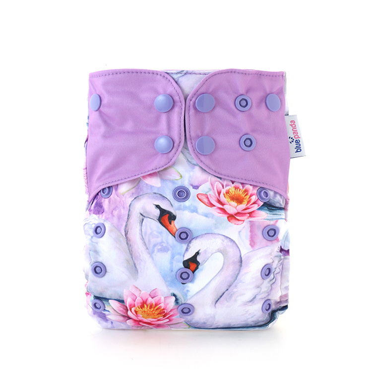 Wholesale factory baby cloth diaper set with wet bag