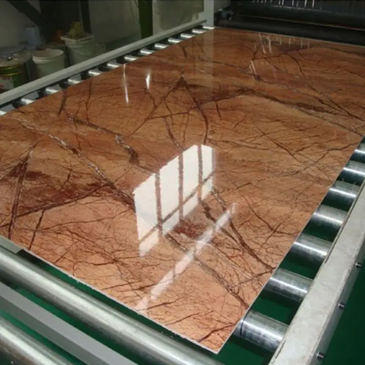 Pvc Sheet Machine UV Laminating Film PVC Artificial Marble Plastic Decorative Sheet Board Production Making Machine Price