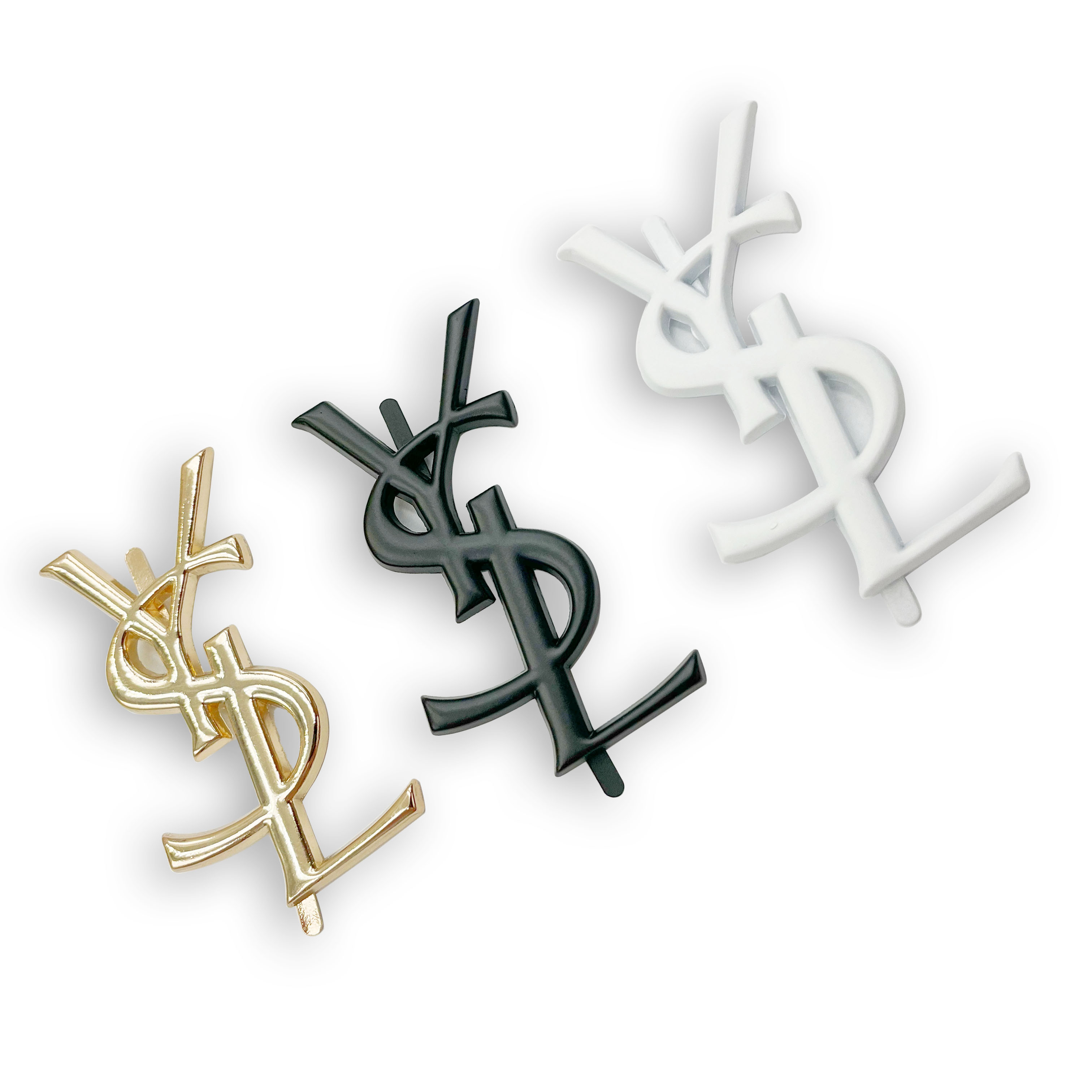 High quality popular available brand metal logo/custom design metal tag for handbags and bags