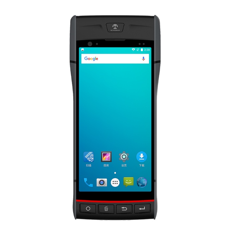 Android 1D 2D штрих-сканер, терминал, КПК, 4G, Wi-Fi, BT, портативный терминал, КПК-сканер с термальным принтером, логистический склад