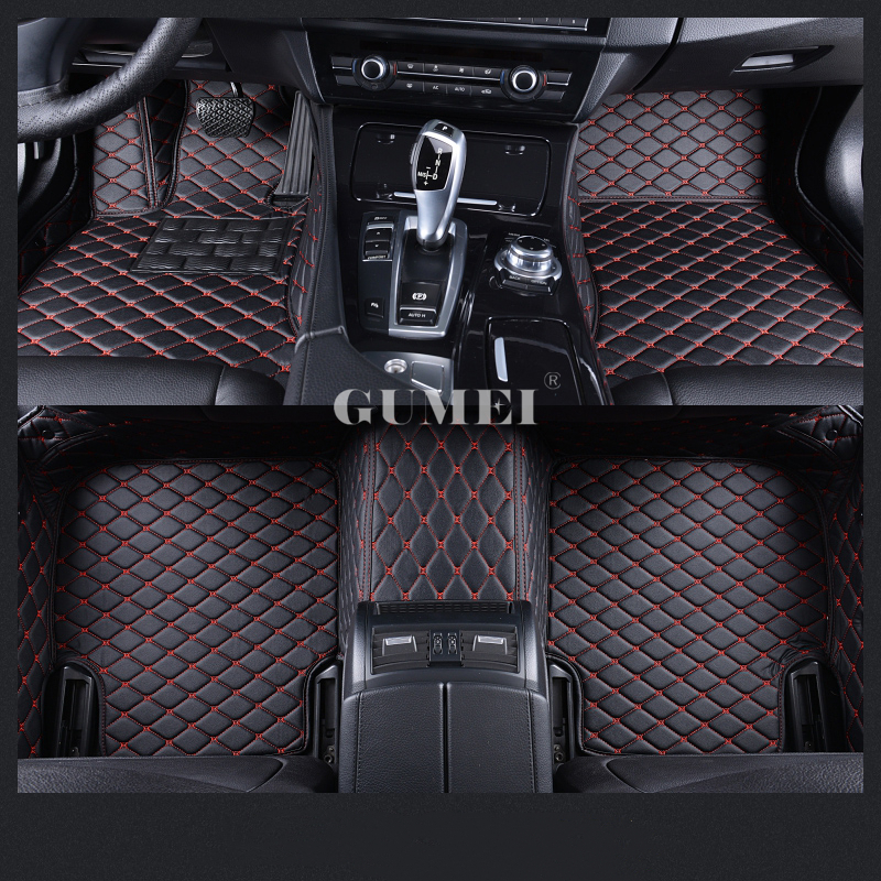 Diamond Car Mats Luxury 5D Waterproof All Climate Artificial Grass Custom Original Leather Car Matting