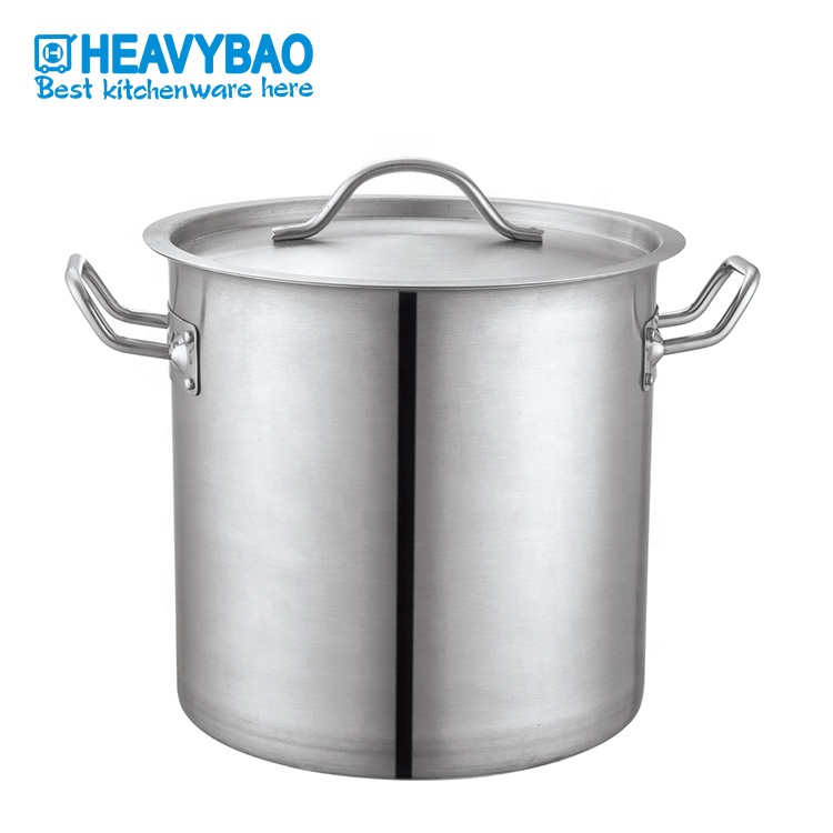 Heavenybao большие коммерческие горшки для приготовления пищи из нержавеющей стали