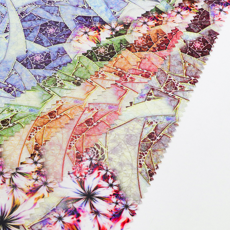 RTS 100% polyester Latest design super soft colorful custom pattern digital printing fabric