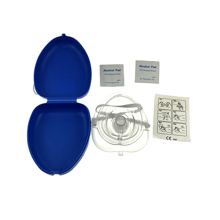 Training First Aid Emergency Shield Medical Pocket Silicone Disposable Outdoor Survival face Cpr mask
