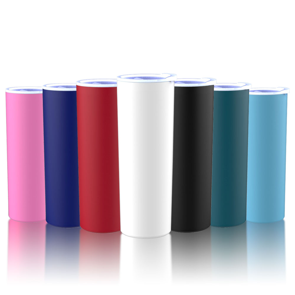 600ML Double Wall BPA Free Stainless Steel Insulated Sublimation Blanks Tumbler with Lid