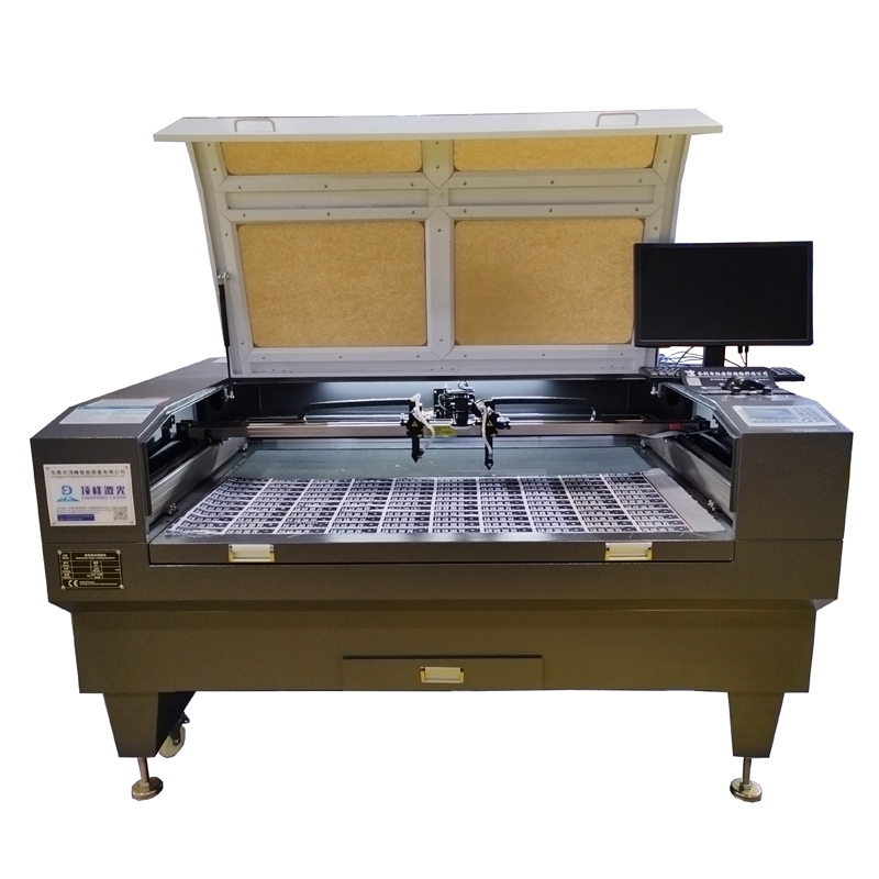 1390 small vision laser cutting machine for cutting cloth label acrylic wooden board