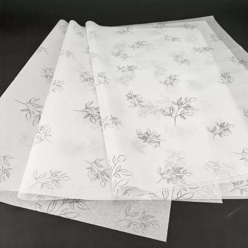Customized 17g logo circular printing wrapping paper gift box tissue paper cloth bouquet packaging paper for business