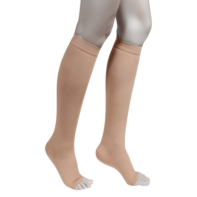 compression socks medical grade open toe 20-30 mmHg varicose socks medical compression