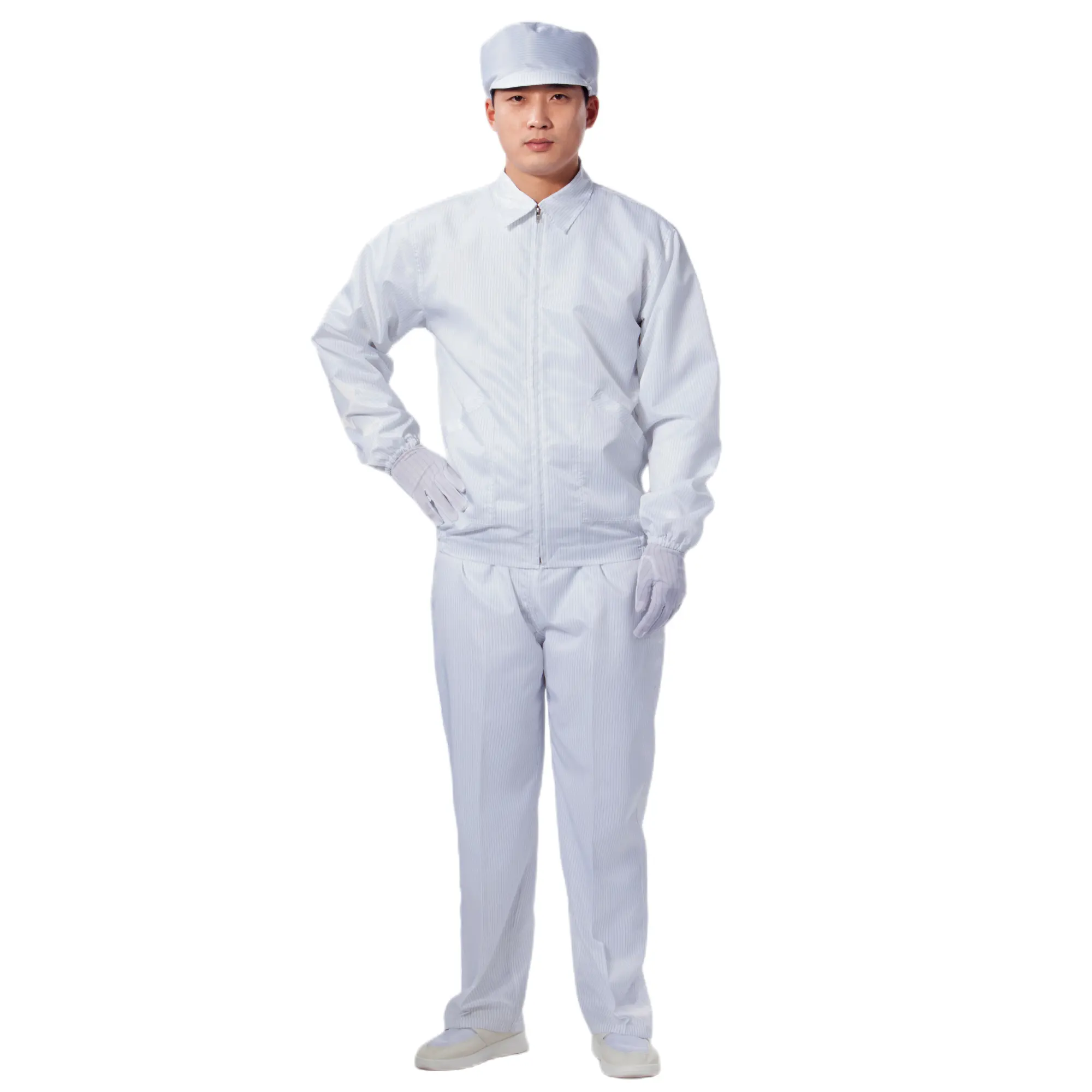 CANMAX esd antistatic waterproof overall work suit work clothes cleaning uniforms suit supplier