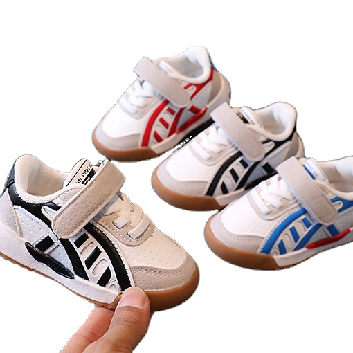 2021 Boys spring and Autumn leisure soft bottom low top board shoes girls shock absorbing sports shoes