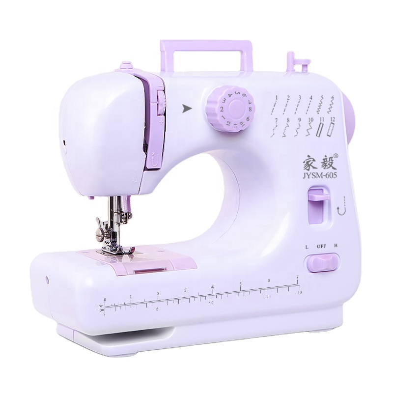 Factory Price 605 Electric Mini Sewing Machine with Foot Pedal Max Metal