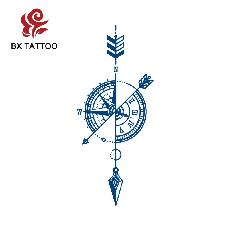 Bxtat GZ110-208 Новый происхождение! Полупостоянная то, что плоды genipa Америка гардении экстракт растений сок чернила стикер татуировки