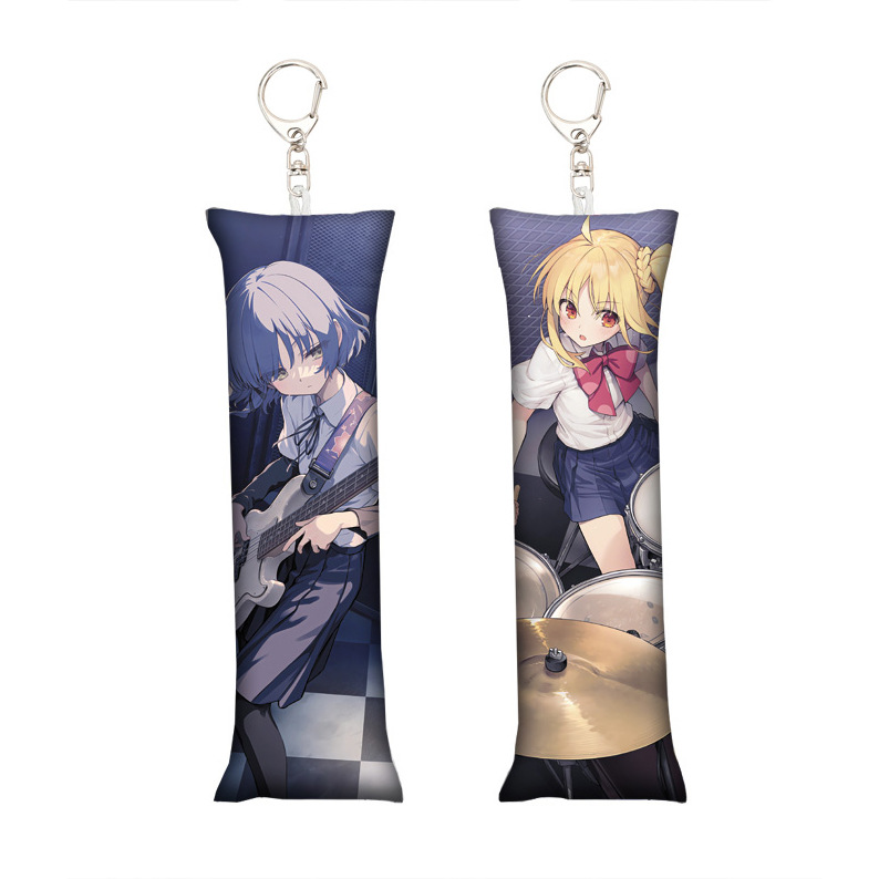 17 Styles Anime Peripheral Cute Pillow Pendant Bocchi The Rock Mini Dakimakura Keychain