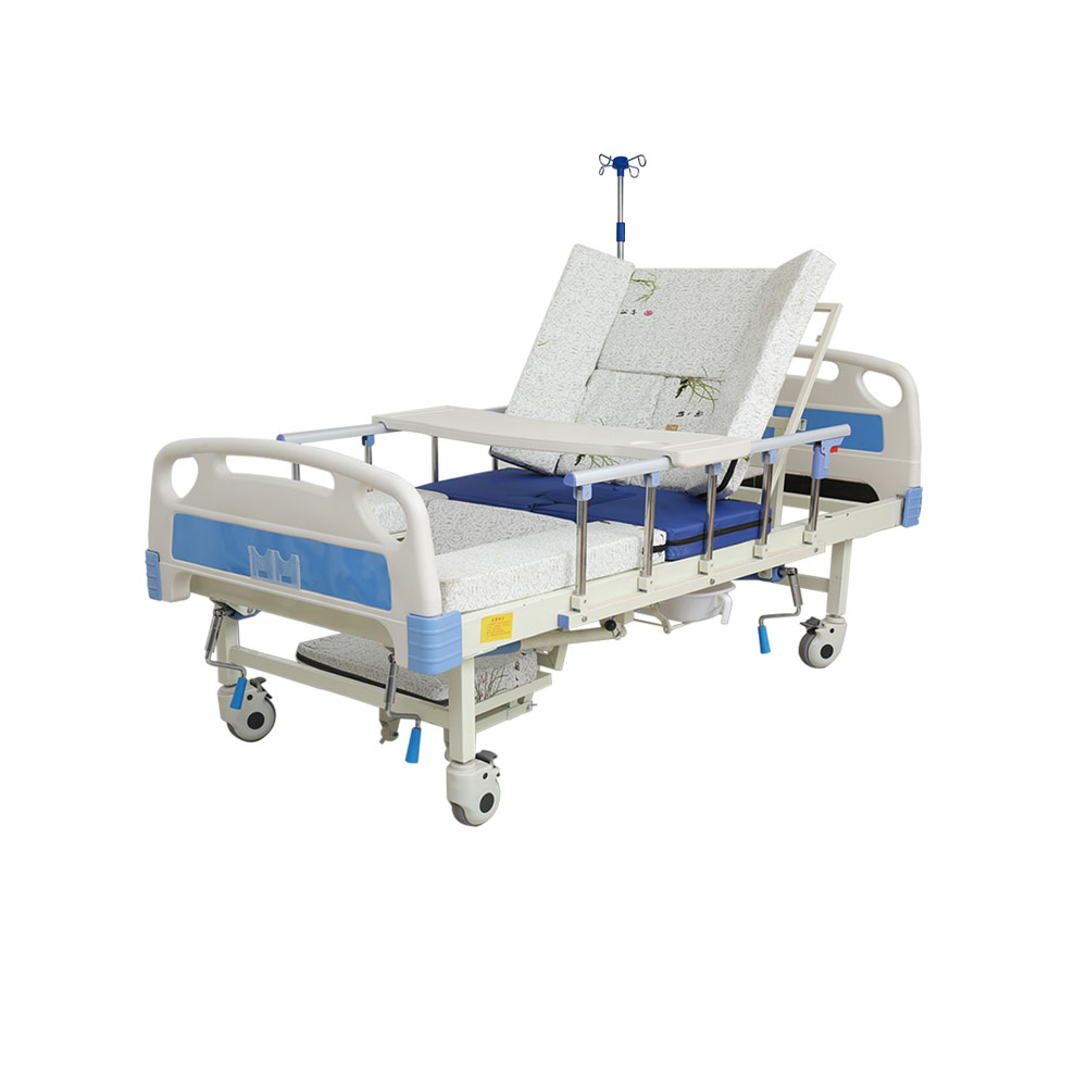 CE ISO Certified Foldable Medical Aged Nursing Home Care Bed for Elderly People Rehabilitation
