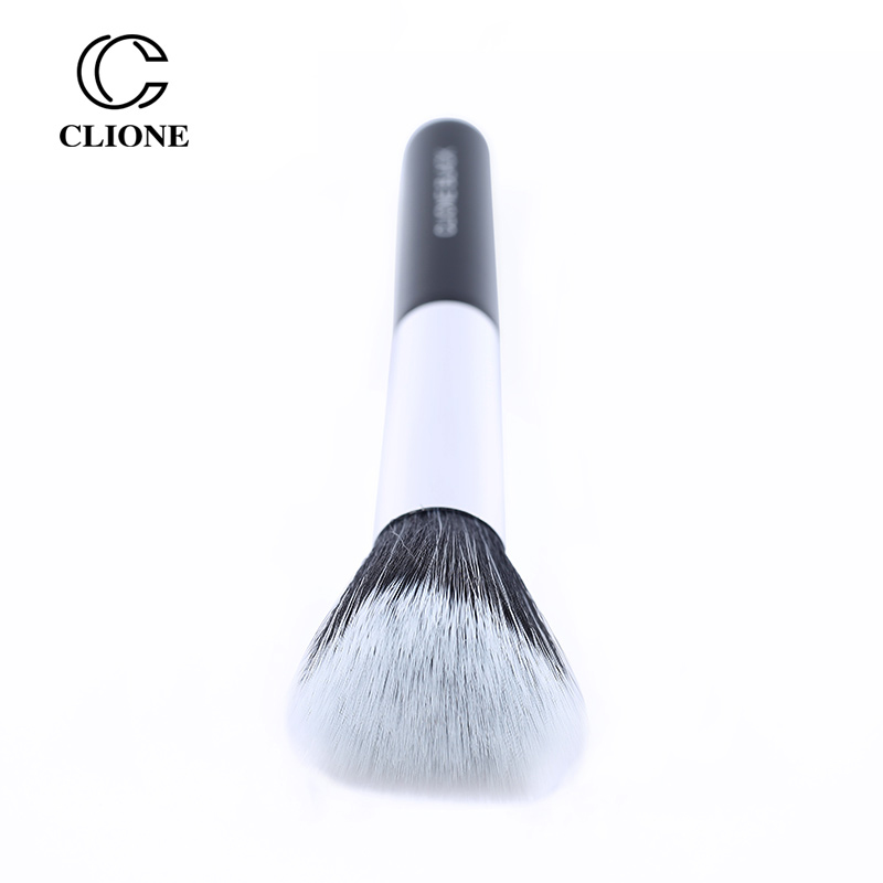 CLIONE #201 частный логотип Премиум Пушистые синтетические волосы одиночный макияж пудры растушевки румян жидкая кисть для основы