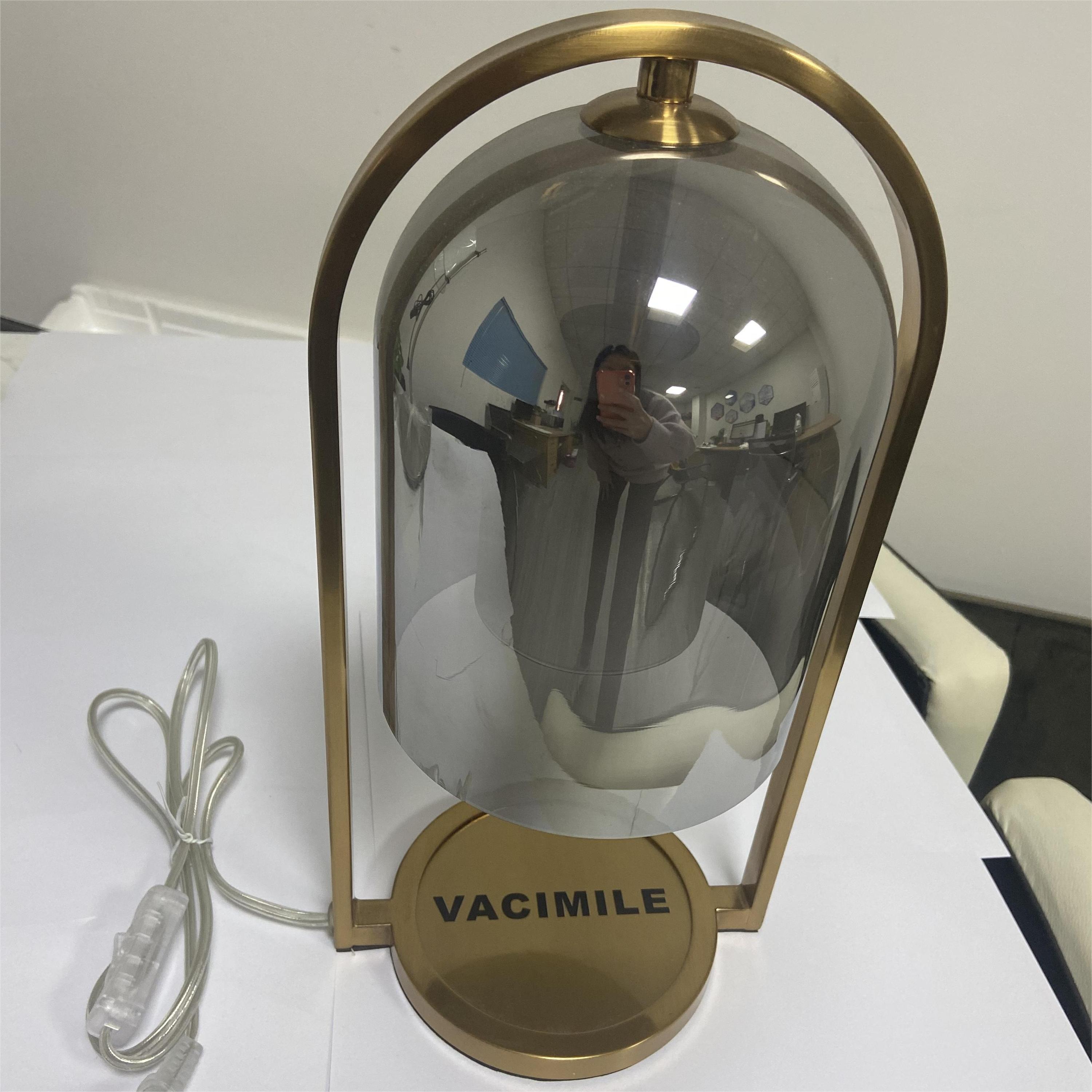 VACIMILE White Mushroom Desk Lamps Lights Led Iron Table Lights Living Room Bedroom Bedside Study Lighting Luminaire Luminaria