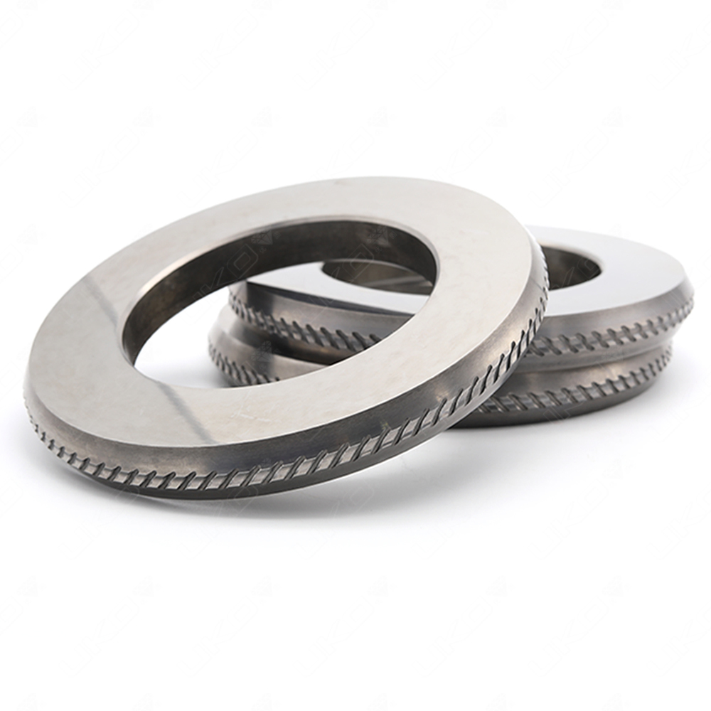Tungsten carbide rolls for producing rolled reinforcing ribbed wire