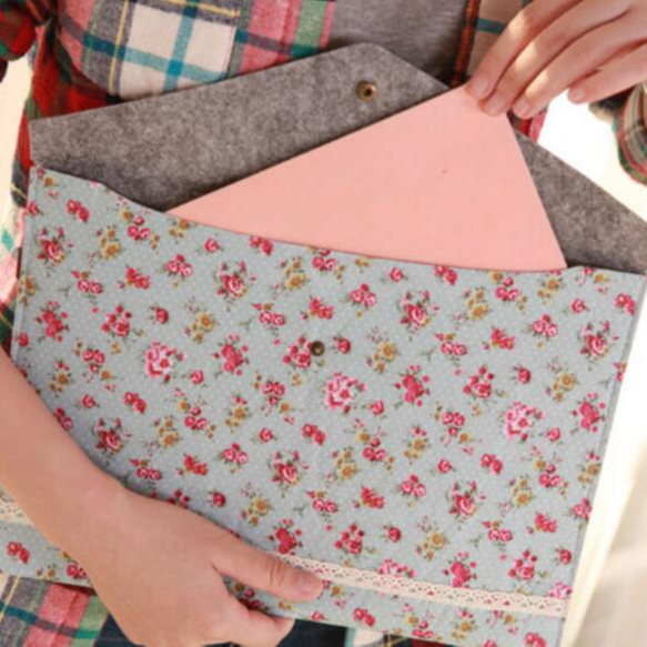 Hot Portable A4 Flower Document File Storage Organizer