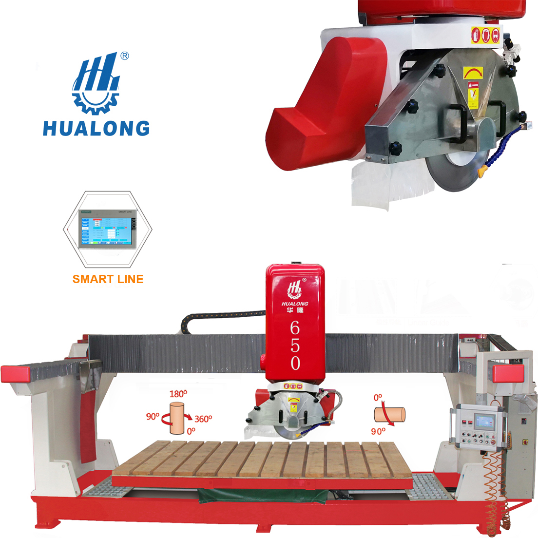 China Factory Hualong Hot Sale stone marble bridge cutting machine from alibaba china supplier