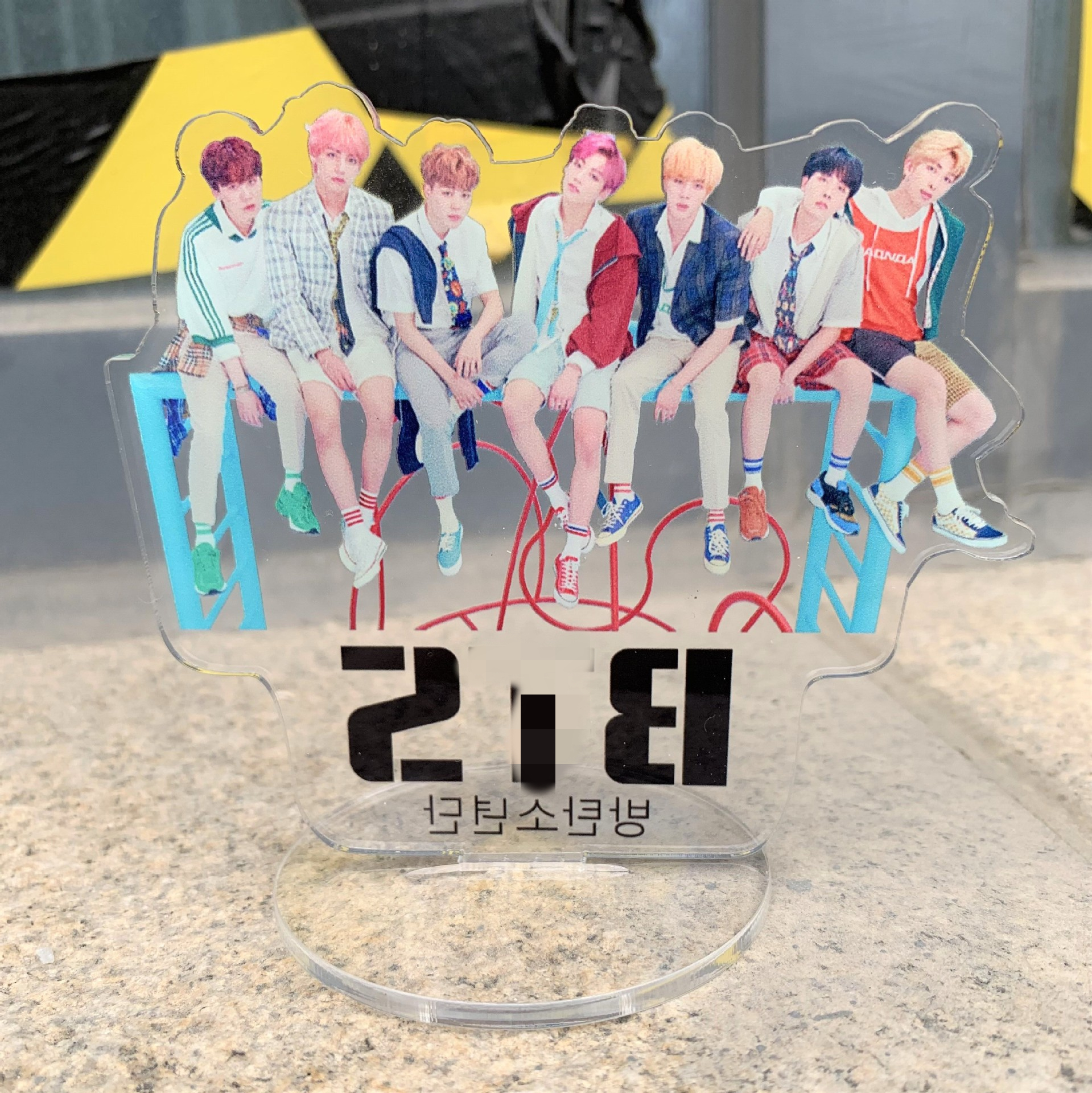 Новое поступление 2021, BTS, оптовая продажа, Kpop Bangtan Boys, мультяшный прозрачный ПВХ BT21 акриловый стенд