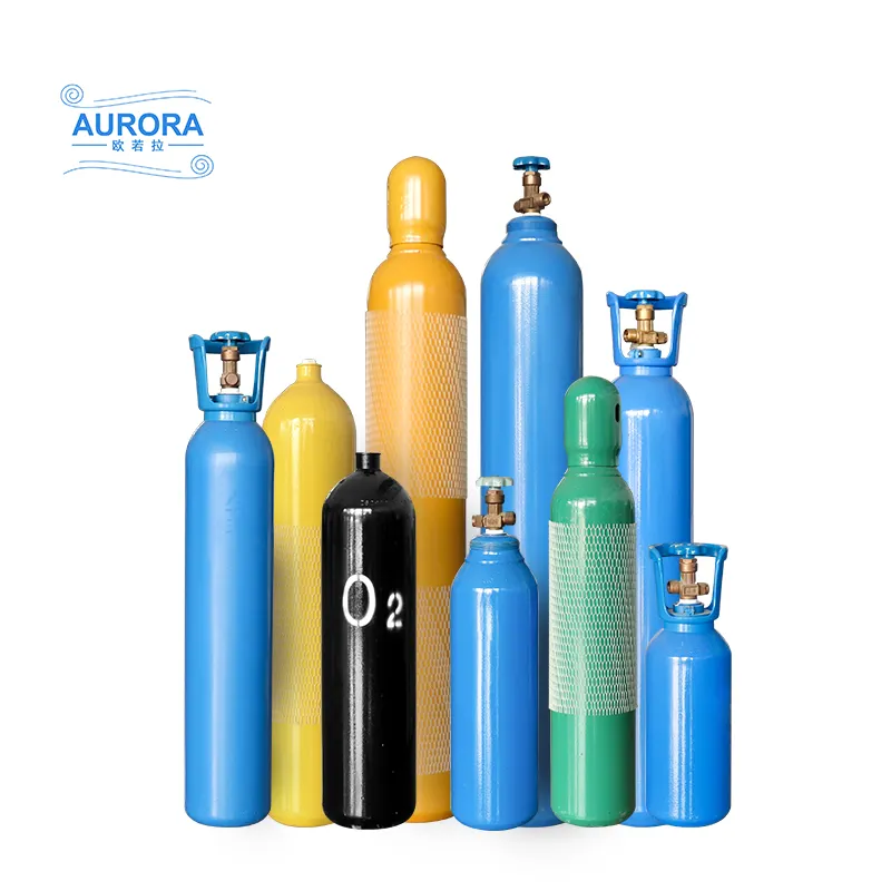 Seamless Steel 50 liter oxygen cylinder gas cylinder tanks medical oxigen cylinder