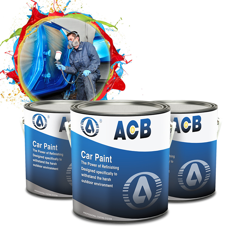 2021 ACB отличный металлический эффект 1K Basecoat ремонт кузова автомобиля краска