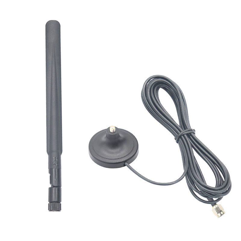 loop microwave magnetic indoor miner antenna & magnet base