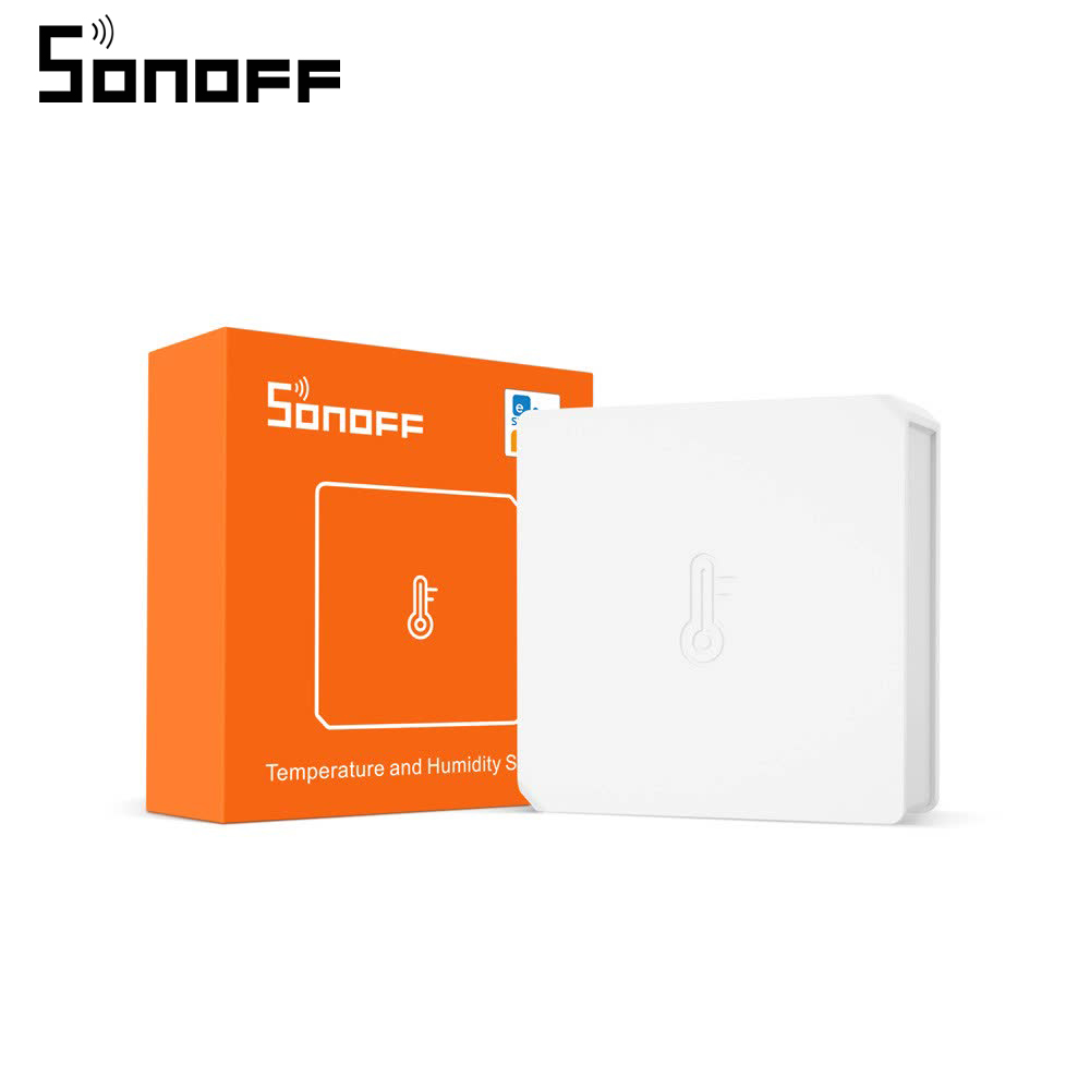 Sonoff SNZB-02 - Zigbee Temperature And Humidity Sensor eWeLink APP Real-time Check Work With Sonoff Zigbee Bridge