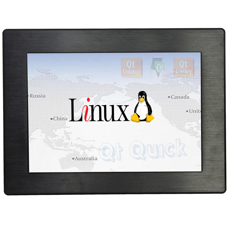 Дешевая Сенсорная панель операционной системы Linux, 12,1 дюйма, Встроенный промышленный контрольный компьютер Easyview Hmi, встроенный компьютер, 12,1 дюймовый ЖК-экран