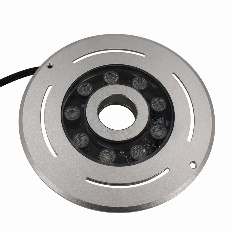 Подводный светодиодный светильник 27 Вт RGB DMX512 Rise Factory 316L из нержавеющей стали IP68, фонари для фонтанов 9*1 Вт/9*3 Вт Guangdong -20 - 40