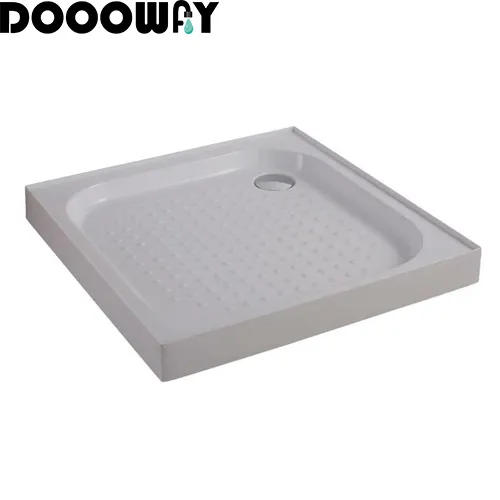 Lanerdi OEM ODM Slim Rectangular Bath Square White Shower Base Tray