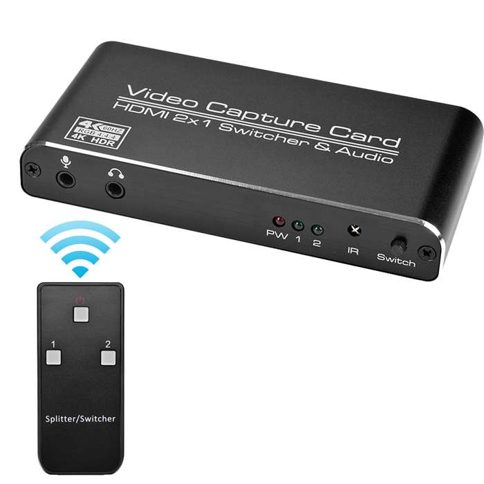 2 канальный 4K HDMI Карта видеозахвата HDMI к USB 3,0 Плата видеозахвата игры запись потокового видео трансляции локальной петли