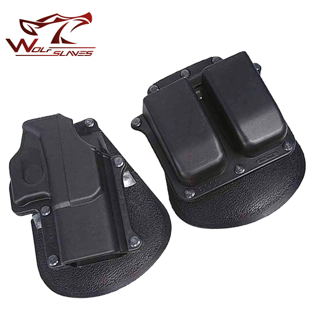 New Tactical G17 Combat Military Holster Pistol Holster Magazine Pouch Set for Glock 17