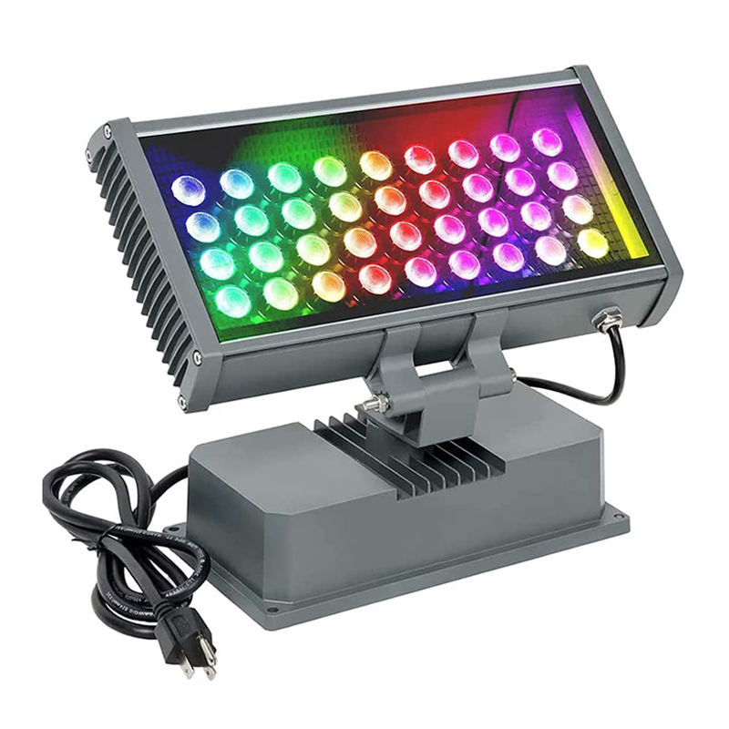 New Design Weatherproof 108W Wedding Church Party Hotels Decorative RGBW LED Wall Washer Lights